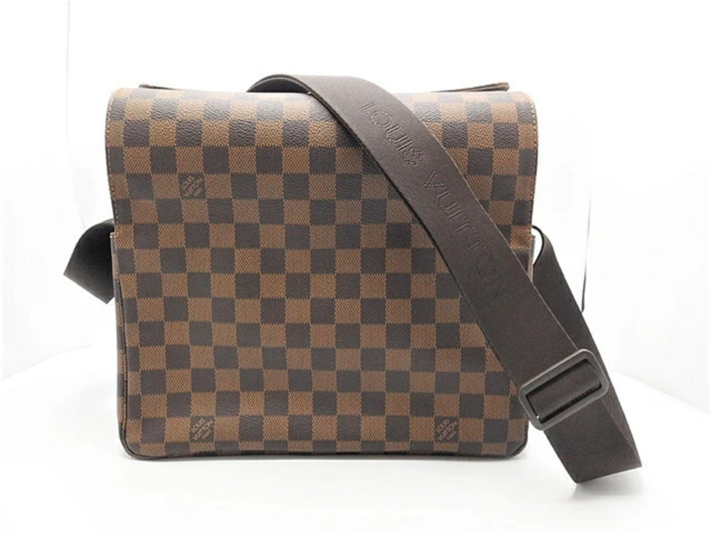 Louis Vuitton Naviglio Shoulder Bag Damier Brown
